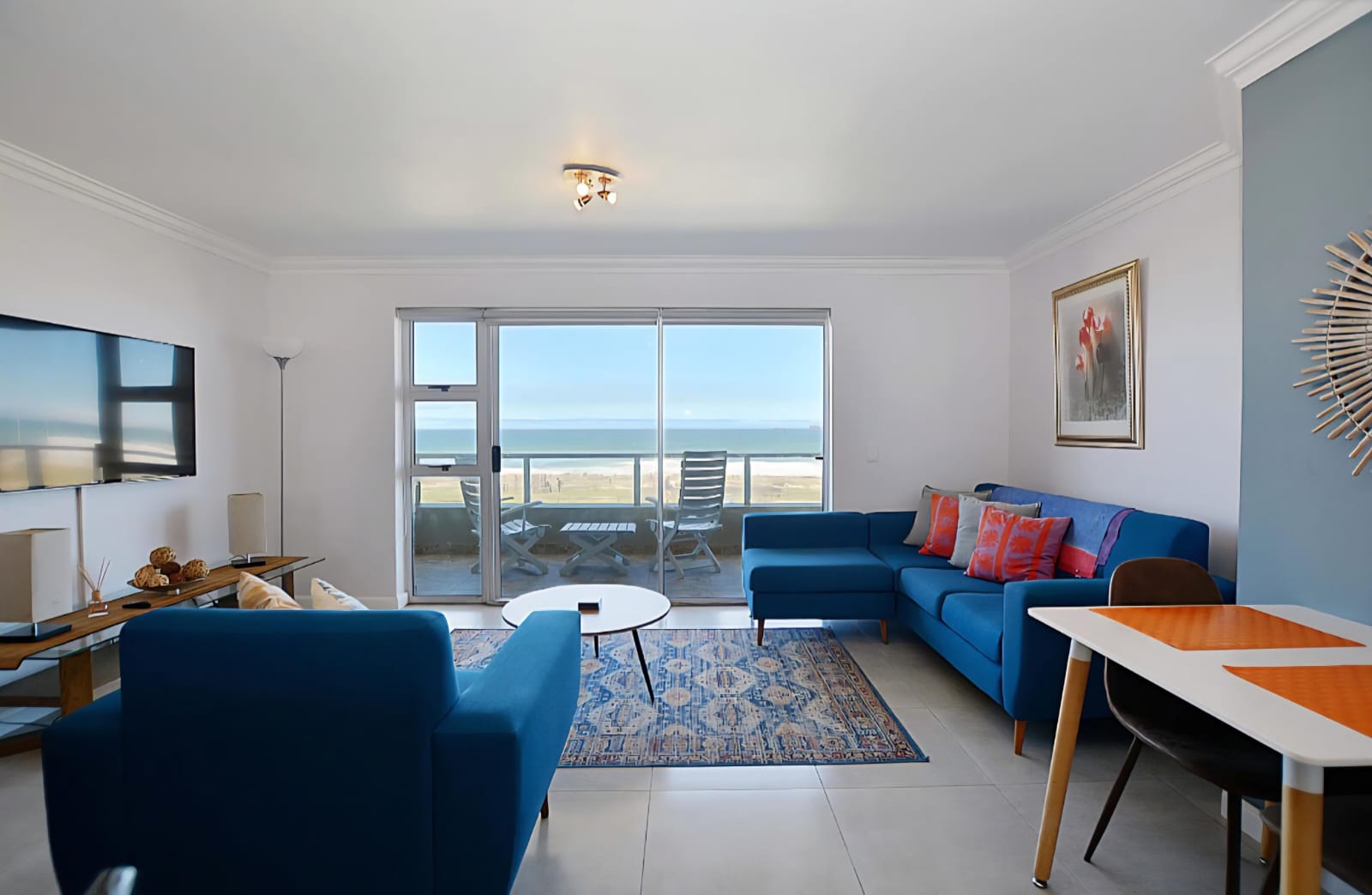 Marine Drive Apartment Living Room